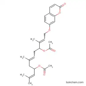 Molecular Structure of 62053-79-6 (2H-1-Benzopyran-2-one,
7-[[4,9-bis(acetyloxy)-3,7,11-trimethyl-2,6,10-dodecatrienyl]oxy]-)