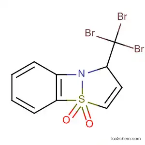 Molecular Structure of 62054-38-0 (1,2-Benzisothiazole, 3-(tribromomethyl)-, 1,1-dioxide)