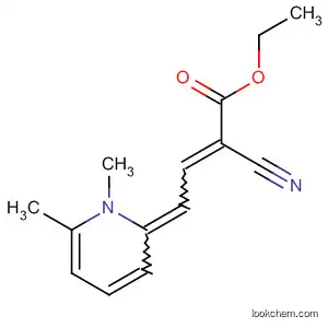 Molecular Structure of 62062-33-3 (2-Butenoic acid, 2-cyano-4-(1,6-dimethyl-2(1H)-pyridinylidene)-, ethyl
ester)
