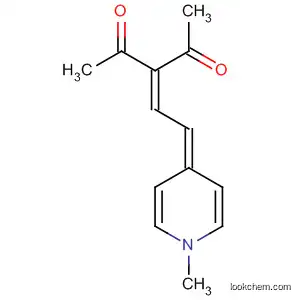 Molecular Structure of 62062-36-6 (2,4-Pentanedione, 3-[(1-methyl-4(1H)-pyridinylidene)ethylidene]-)