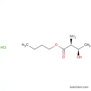 Molecular Structure of 62062-63-9 (L-Threonine, butyl ester, hydrochloride)