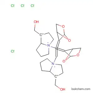 Molecular Structure of 62062-78-6 (1H-Pyrrolizinium,
4,4'-[1,2-ethenediylbis(1,3-dioxolane-2,4-diylmethylene)]bis[hexahydro-
1-(hydroxymethyl)-, dichloride)