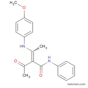2-Butenamide, 2-acetyl-3-[(4-methoxyphenyl)amino]-N-phenyl-