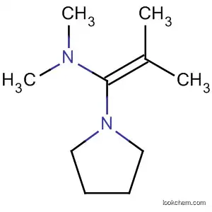 Molecular Structure of 62133-83-9 (1-Pyrrolidinemethanamine, N,N-dimethyl-a-(1-methylethylidene)-)