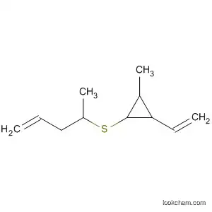 Molecular Structure of 62162-28-1 (Cyclopropane, 1-ethenyl-2-methyl-3-(4-pentenylthio)-)