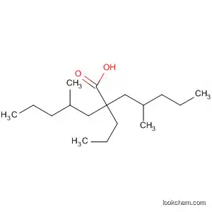 Molecular Structure of 62179-72-0 (Heptanoic acid, 4-methyl-2-(2-methylpentyl)-2-propyl-)