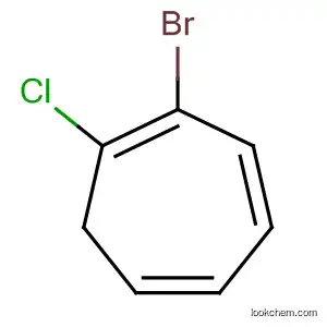 Molecular Structure of 62187-25-1 (1,3,5-Cycloheptatriene, 2-bromo-1-chloro-)
