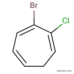 Molecular Structure of 62187-27-3 (1,3,5-Cycloheptatriene, 3-bromo-2-chloro-)