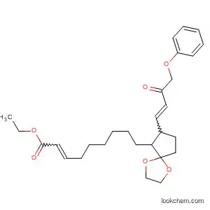 Molecular Structure of 62221-68-5 (2-Nonenoic acid,
9-[7-(3-oxo-4-phenoxy-1-butenyl)-1,4-dioxaspiro[4.4]non-6-yl]-, ethyl
ester)