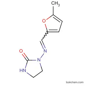 Molecular Structure of 62254-70-0 (2-Imidazolidinone, 1-[[(5-methyl-2-furanyl)methylene]amino]-)