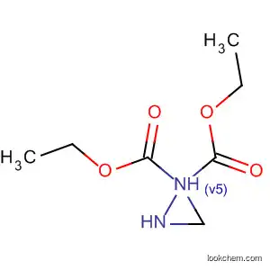 Molecular Structure of 62266-28-8 (3,3-Diaziridinedicarboxylic acid, diethyl ester)