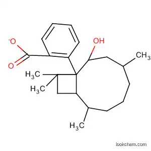 Molecular Structure of 62346-29-6 (Bicyclo[7.2.0]undecan-2-ol, 4,8,11,11-tetramethyl-, benzoate)
