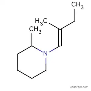 Molecular Structure of 62351-19-3 (Piperidine, 2-methyl-1-(2-methyl-1-butenyl)-, (E)-)