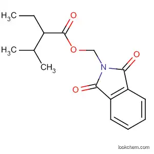 Molecular Structure of 62391-76-8 (Butanoic acid, 2-ethyl-3-methyl-,
(1,3-dihydro-1,3-dioxo-2H-isoindol-2-yl)methyl ester)