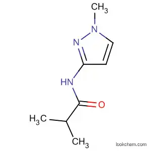 Molecular Structure of 62400-46-8 (Propanamide, 2-methyl-N-(1-methyl-1H-pyrazol-3-yl)-)