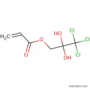 Molecular Structure of 62480-46-0 (2-Propenoic acid, 3,3,3-trichloro-2,2-dihydroxypropyl ester)