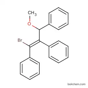 Benzene, 1,1',1''-(1-bromo-3-methoxy-1-propene-1,2,3-triyl)tris-, (Z)-