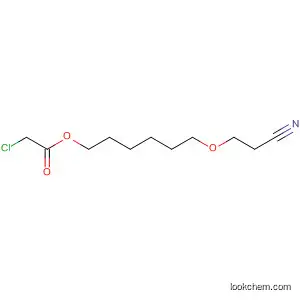 Molecular Structure of 62585-45-9 (Acetic acid, chloro-, 6-(2-cyanoethoxy)hexyl ester)
