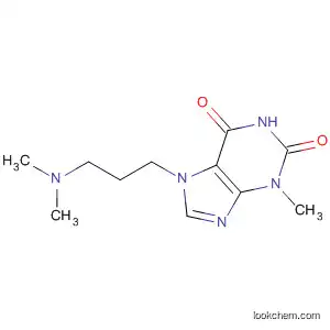 Molecular Structure of 62637-01-8 (1H-Purine-2,6-dione, 7-[3-(dimethylamino)propyl]-3,7-dihydro-3-methyl-)