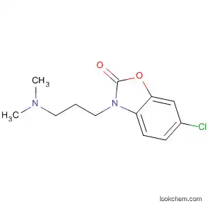 Molecular Structure of 62637-35-8 (2(3H)-Benzoxazolone, 6-chloro-3-[3-(dimethylamino)propyl]-)
