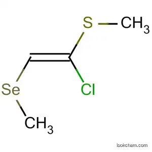 Molecular Structure of 62679-76-9 (Ethene, 1-chloro-2-(methylseleno)-1-(methylthio)-, (Z)-)
