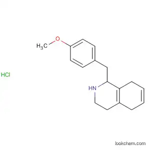 Molecular Structure of 62937-56-8 (Isoquinoline, 1,2,3,4,5,8-hexahydro-1-[(4-methoxyphenyl)methyl]-,
hydrochloride)