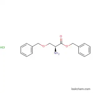 Molecular Structure of 63024-01-1 (L-Serine, O-(phenylmethyl)-, phenylmethyl ester, hydrochloride)