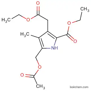 Molecular Structure of 63089-12-3 (1H-Pyrrole-3-acetic acid,
5-[(acetyloxy)methyl]-2-(ethoxycarbonyl)-4-methyl-, ethyl ester)
