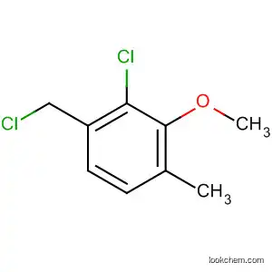 Molecular Structure of 63231-88-9 (Benzene, 2-chloro-1-(chloromethyl)-3-methoxy-4-methyl-)