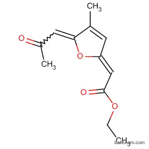 Acetic acid, [4-methyl-5-(2-oxopropylidene)-2(5H)-furanylidene]-, ethyl
ester, (E,Z)-