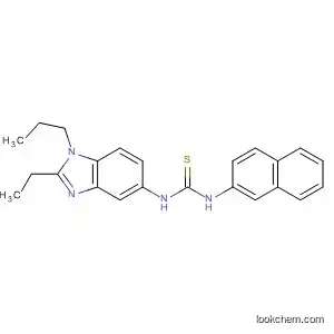 Molecular Structure of 64151-37-7 (Thiourea, N-(2-ethyl-1-propyl-1H-benzimidazol-5-yl)-N'-2-naphthalenyl-)