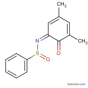 Molecular Structure of 64248-08-4 (Benzenesulfenamide,
N-(3,5-dimethyl-6-oxo-2,4-cyclohexadien-1-ylidene)-, (Z)-)