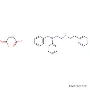 Molecular Structure of 64335-69-9 (1,2-Ethanediamine, N-phenyl-N-(phenylmethyl)-N'-(2-pyrazinylethyl)-,
(2Z)-2-butenedioate (1:1))