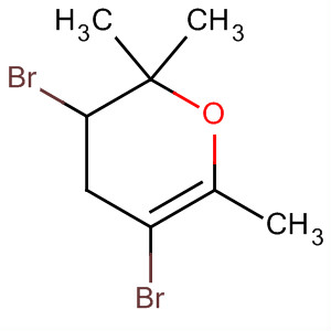 Molecular Structure of 69844-84-4 (2H-Pyran, 3,5-dibromo-3,4-dihydro-2,2,6-trimethyl-)