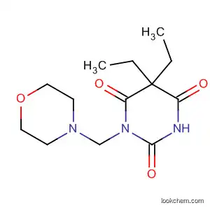 2,4,6(1H,3H,5H)-Pyrimidinetrione, 5,5-diethyl-1-(4-morpholinylmethyl)-