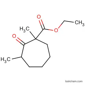 Molecular Structure of 7272-18-6 (Cycloheptanecarboxylic acid, 1,3-dimethyl-2-oxo-, ethyl ester)