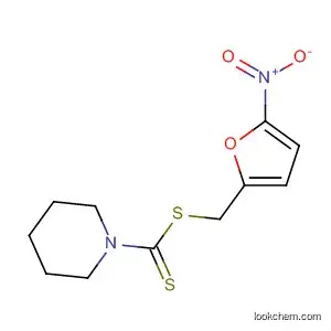 Molecular Structure of 730-35-8 (1-Piperidinecarbodithioic acid, (5-nitro-2-furanyl)methyl ester)
