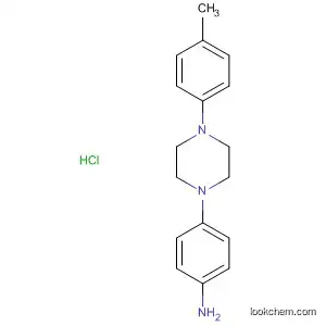Molecular Structure of 73518-76-0 (Benzenamine, 4-[4-(4-methylphenyl)-1-piperazinyl]-, monohydrochloride)