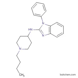 Molecular Structure of 73735-08-7 (1H-Benzimidazol-2-amine, N-(1-butyl-4-piperidinyl)-1-phenyl-)