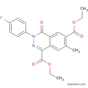 1,6-Phthalazinedicarboxylic acid,
3-(4-fluorophenyl)-3,4-dihydro-7-methyl-4-oxo-, diethyl ester