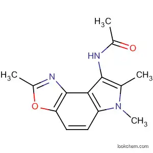 Molecular Structure of 78304-05-9 (Acetamide, N-(2,6,7-trimethyl-6H-pyrrolo[3,2-e]benzoxazol-8-yl)-)