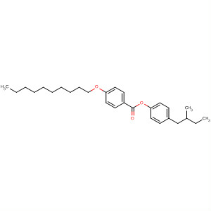 Molecular Structure of 100545-64-0 (Benzoic acid, 4-(decyloxy)-, 4-(2-methylbutyl)phenyl ester)