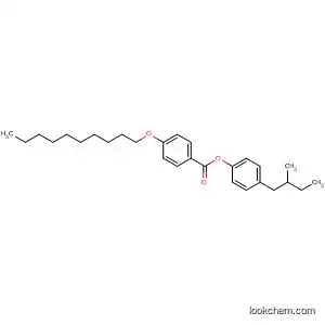 Molecular Structure of 100545-64-0 (Benzoic acid, 4-(decyloxy)-, 4-(2-methylbutyl)phenyl ester)