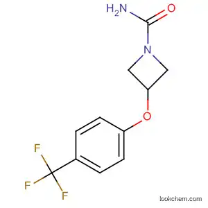 Molecular Structure of 102363-16-6 (1-Azetidinecarboxamide, 3-[4-(trifluoromethyl)phenoxy]-)