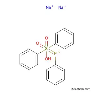 Molecular Structure of 103687-66-7 (Benzenesulfonic acid, (phenylphosphinidene)bis-, disodium salt)