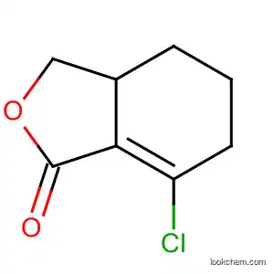 Molecular Structure of 103723-36-0 (1(3H)-Isobenzofuranone, 7-chloro-3a,4,5,6-tetrahydro-)