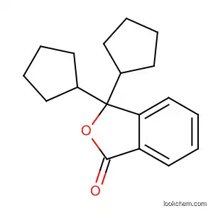 Molecular Structure of 104030-28-6 (1(3H)-Isobenzofuranone, 3,3-dicyclopentyl-)