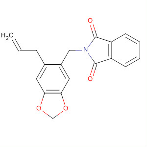 Molecular Structure of 104051-74-3 (1H-Isoindole-1,3(2H)-dione,
2-[[6-(2-propenyl)-1,3-benzodioxol-5-yl]methyl]-)
