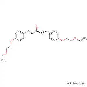 Molecular Structure of 104082-20-4 (1,4-Pentadien-3-one, 1,5-bis[4-[2-(ethenyloxy)ethoxy]phenyl]-)