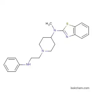 Molecular Structure of 104588-67-2 (2-Benzothiazolamine,
N-methyl-N-[1-[2-(phenylamino)ethyl]-4-piperidinyl]-)